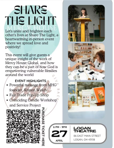 Share The Light - Explore Hocking Hills - Logan Theater 86 East Main Street Logan, OH 43138 (740) 603-9603