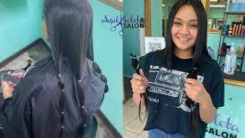 Hair Donations - Azul Violeta Salon - 371 S Yearling Rd, Whitehall, OH 43213, USA