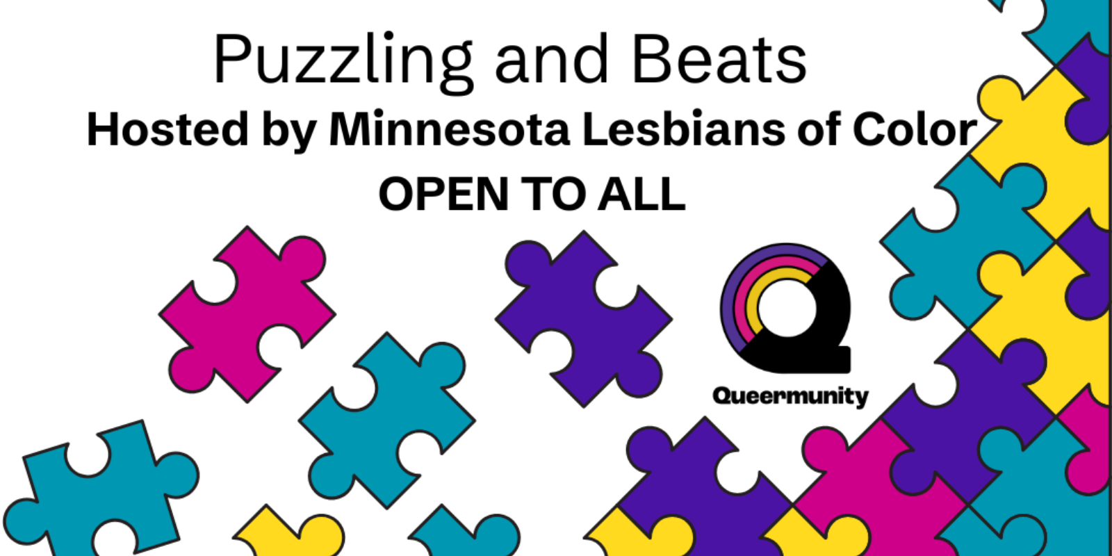 Puzzling and Beats - Queermunity MN - 3036 Hennepin Ave, Minneapolis, MN 55408, USA