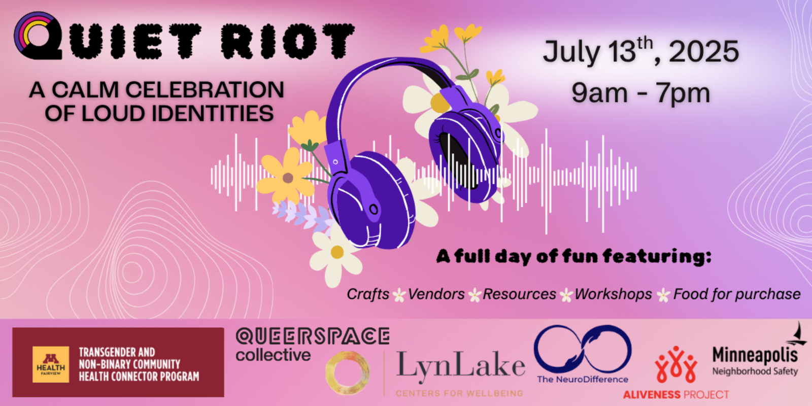 Quiet Riot: A Calm Celebration of Loud Identities - Queermunity MN - 3036 Hennepin Ave, Minneapolis, MN 55408, USA