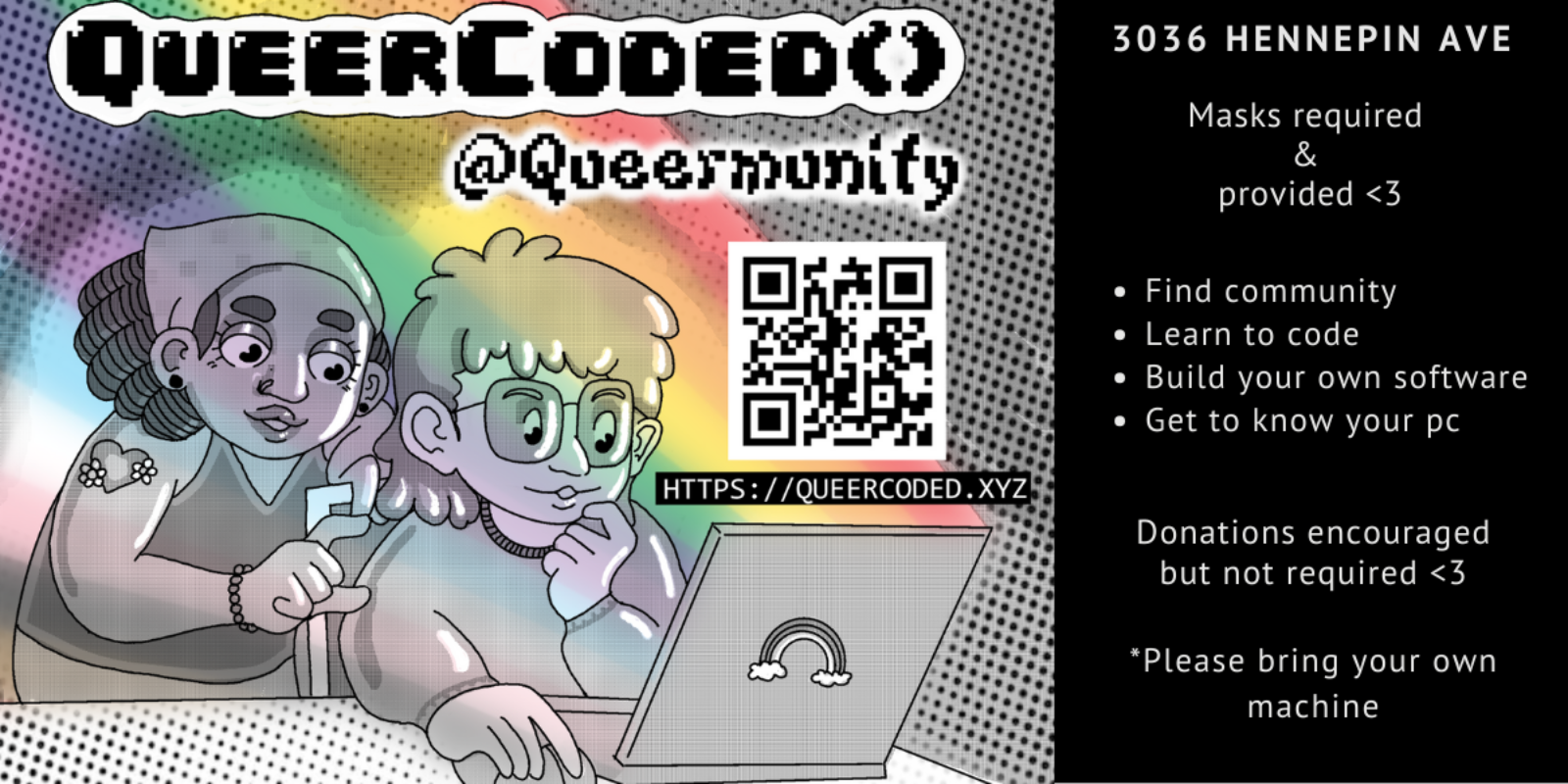 QueerCoded - Queermunity MN - 3036 Hennepin Ave, Minneapolis, MN 55408, USA