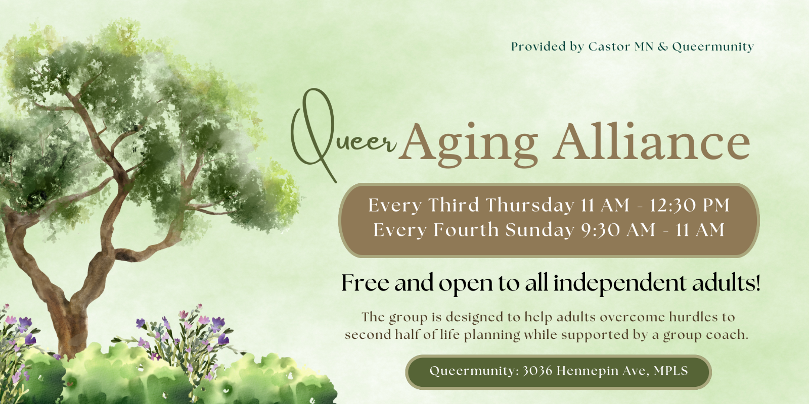 Queer Aging Alliance - Queermunity MN - 3036 Hennepin Ave, Minneapolis, MN 55408, USA