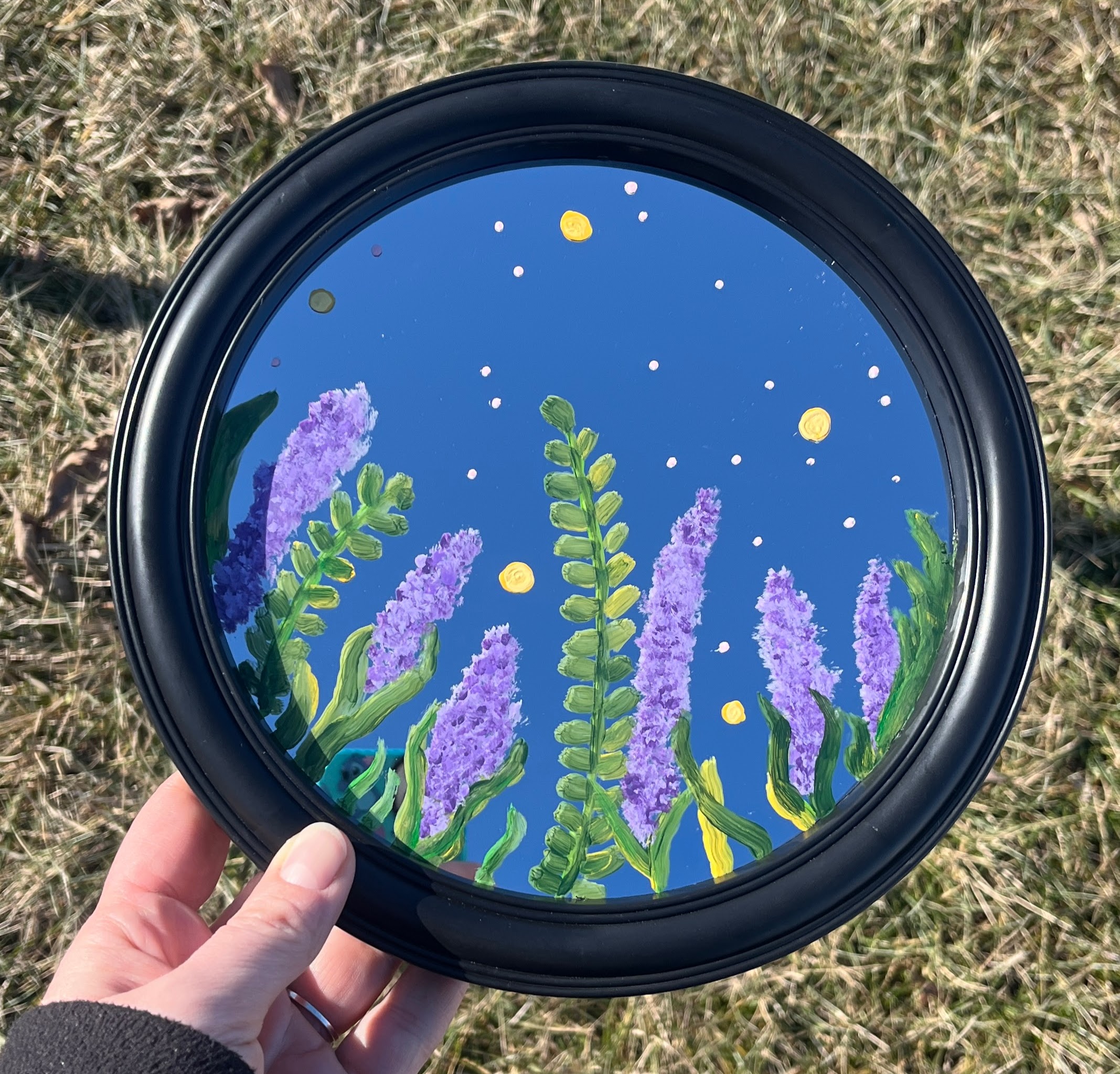 Pinterest Project of the Month - Painted Mirror - Greensburg Decatur Co Pub Library - 1110 E Main St, Greensburg, IN 47240, USA